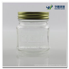 250ml 8oz Square Glass Jam Mason Jar Wholesale